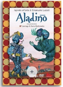 Copertina: Aladino, ispirato all'arte di Emanuele Luzzati