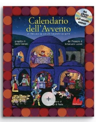 Copertina: Calendario dell'Avvento, libro pop-up con 24 finestrelle